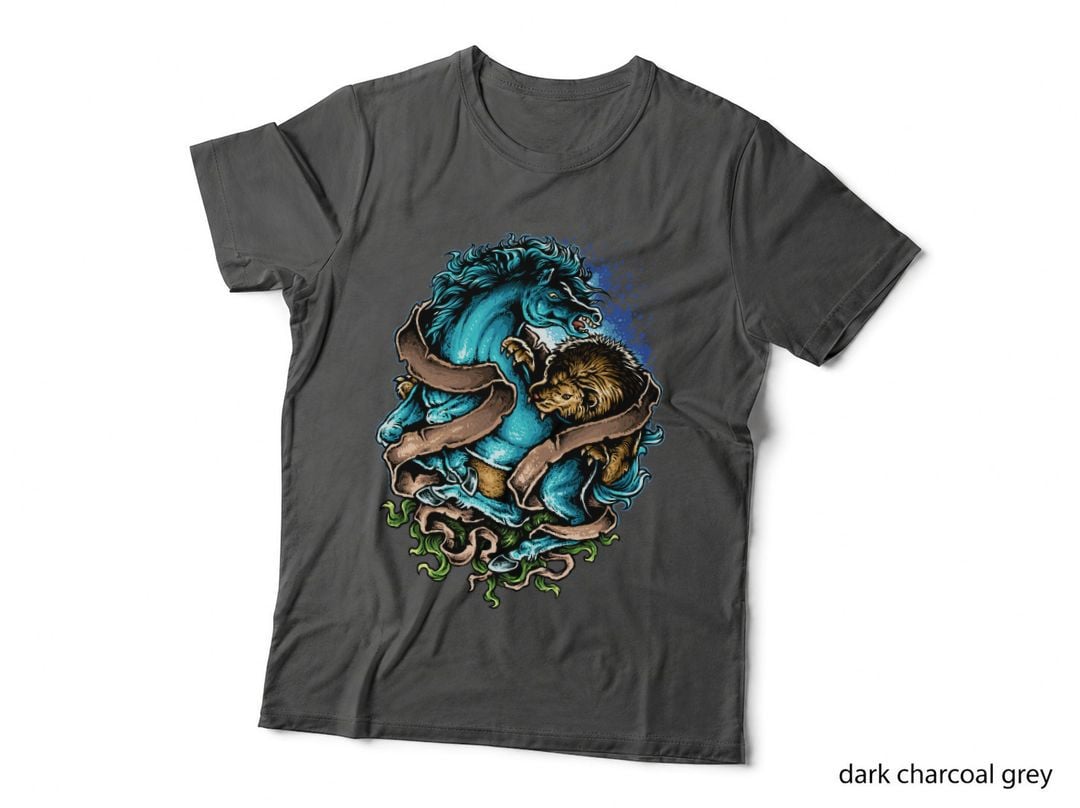 Mermaid Mystical Blue Fish Tail T-Shirt