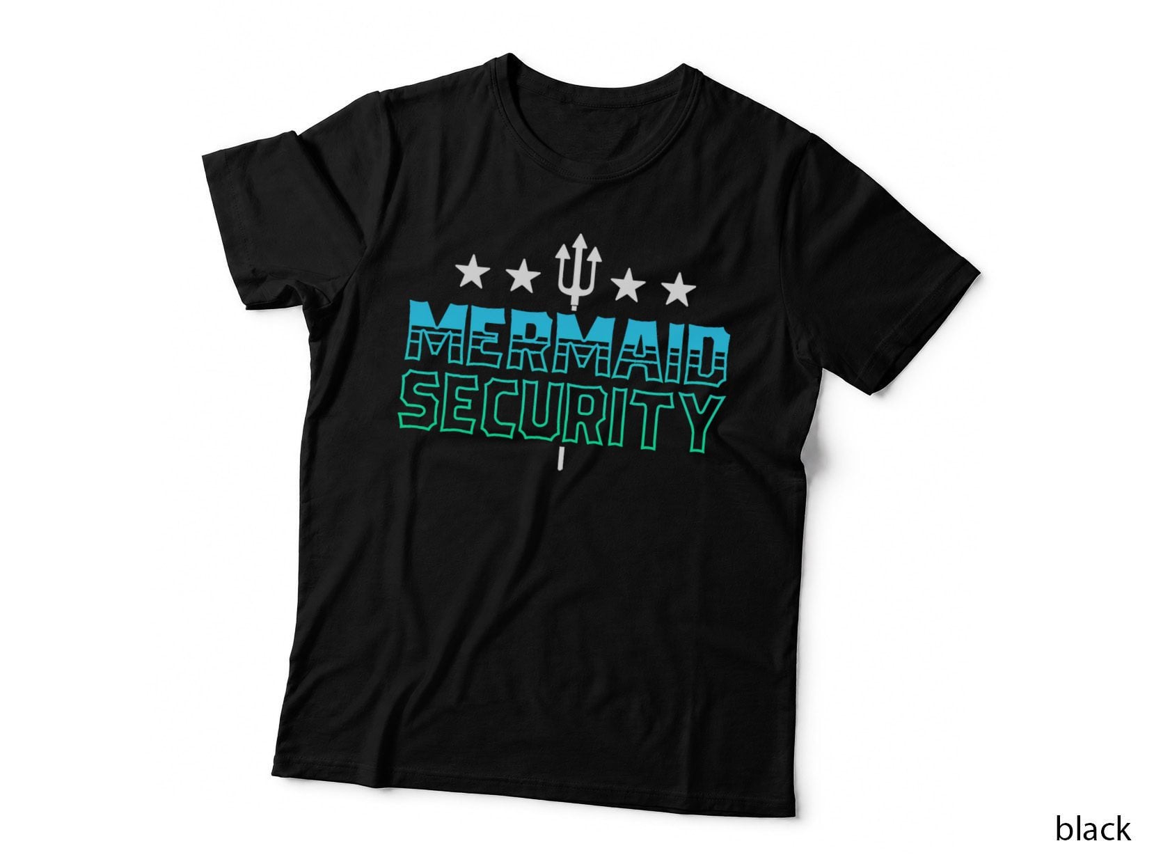 Mermaid Security Swim Team Gift Swimmer Swimming T-Shirt