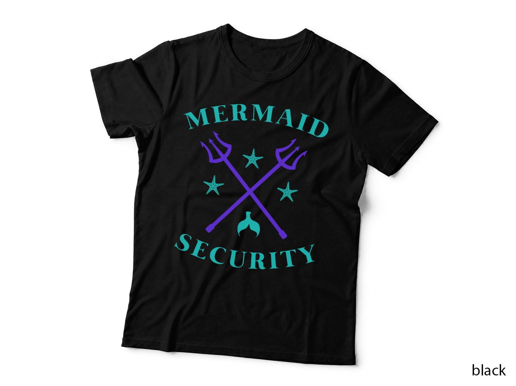 Mermaid Security T-Shirt, Nautical Theme, Sea Life Apparel