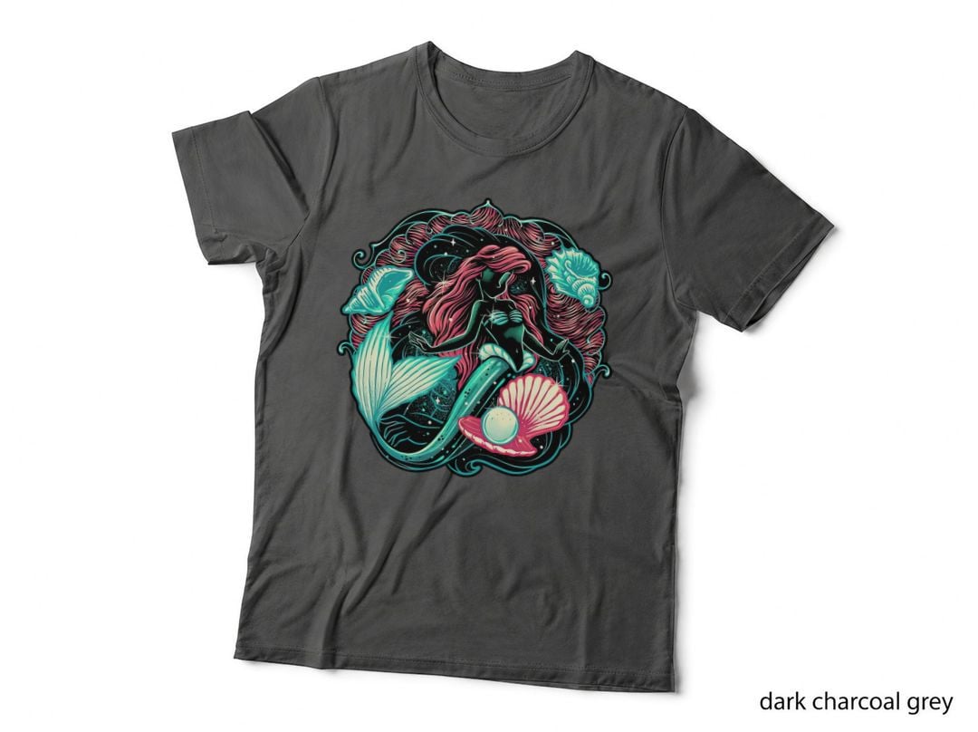 Mermaid Under the Sea T-Shirt, Fantasy Art Tee, Gift for Fantasy Lovers