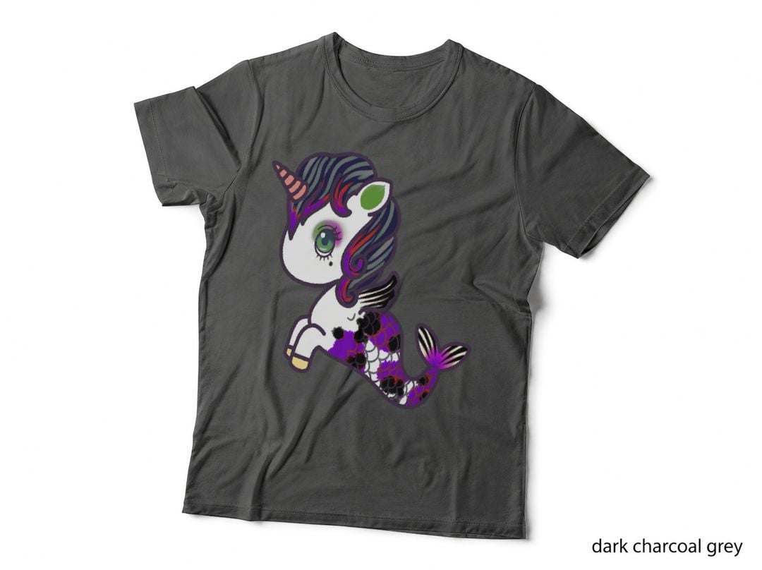 Mermaid Unicorn Mermicorno T-Shirt, Fantasy Art, Mermaid Lovers Apparel
