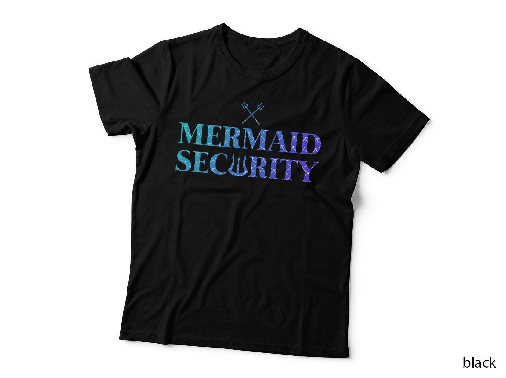 Merman Mermaid Security T-Shirt