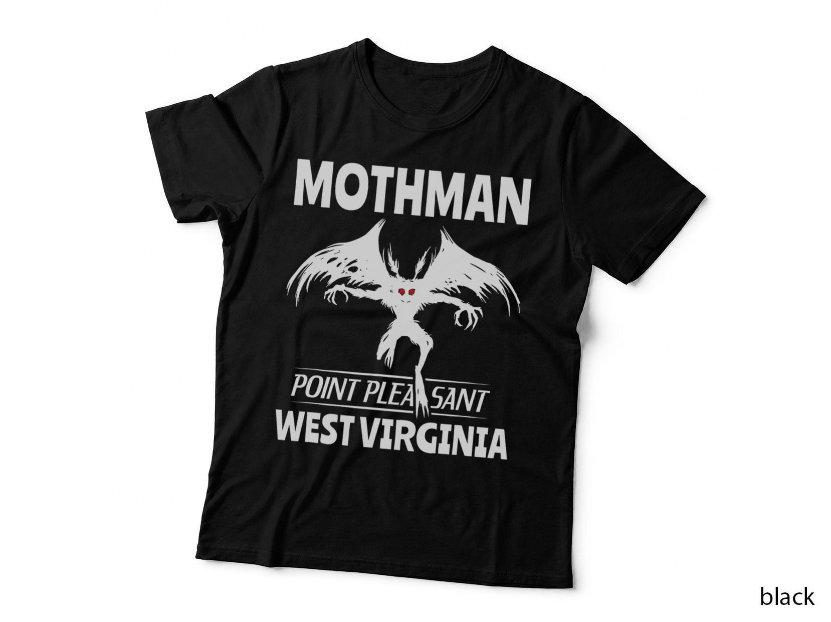Mothman Point Pleasant, West Virginia Cryptid Mothman T-Shirt