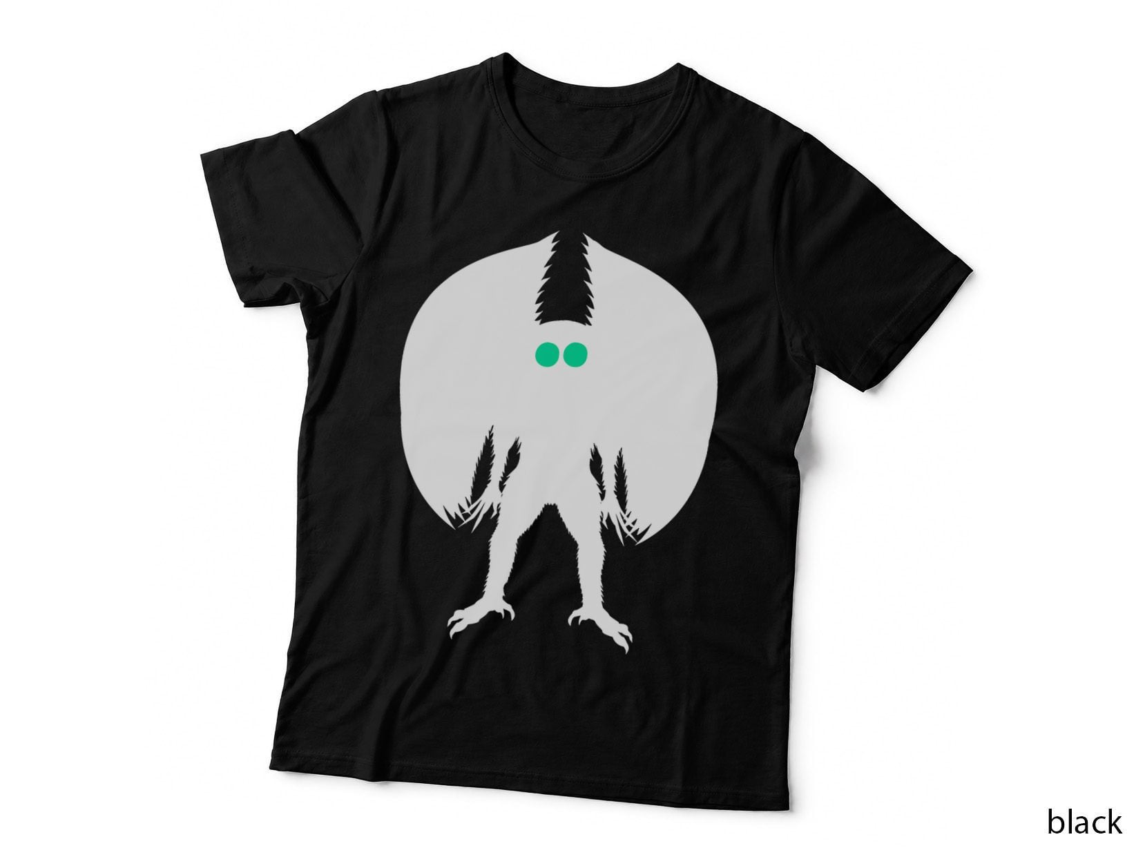 Mothman Silhouette Design Cool Cryptid for Men Women Mothman T-Shirt