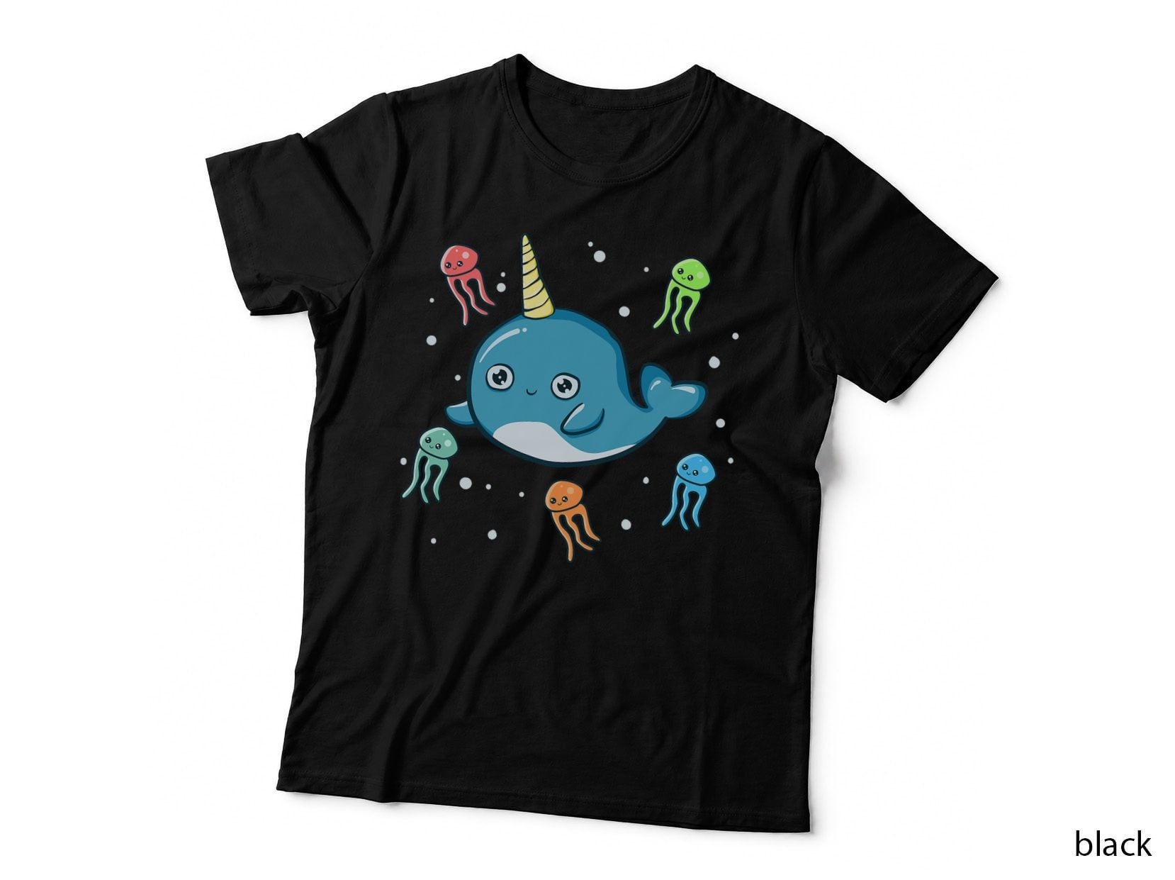 Narwhal Jelly Fish Shirt Unicorn of the Sea Jellyfish PJ Tee