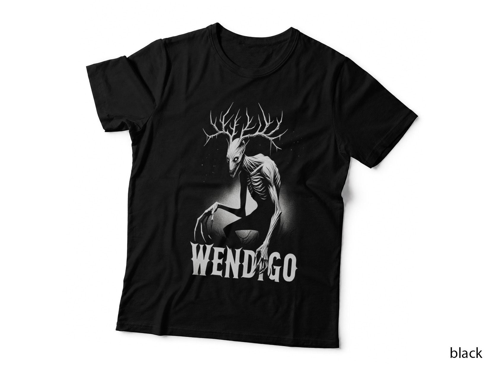 Native American Wendigo Cryptid Folklore T-Shirt