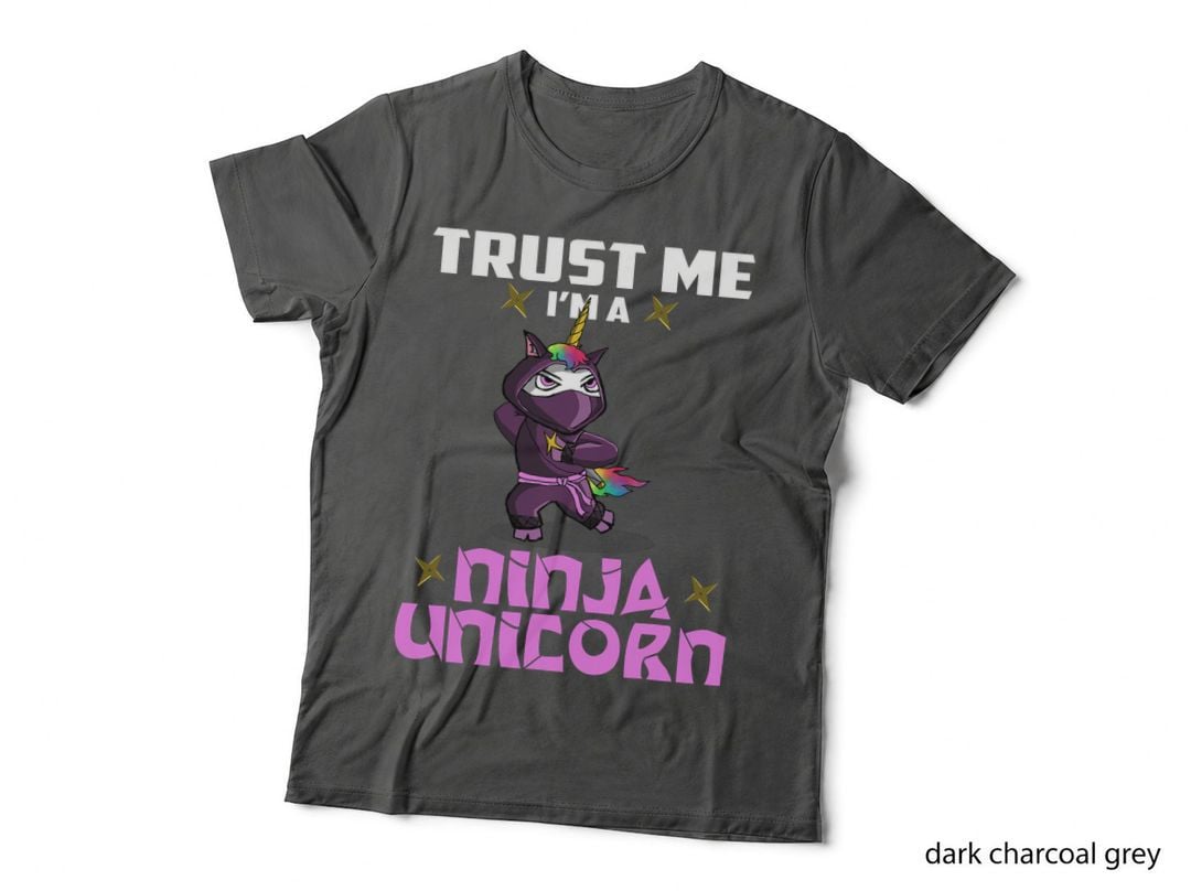 Ninja Unicorn T-Shirt, Fantasy Animal Apparel, Pet Lover Apparel