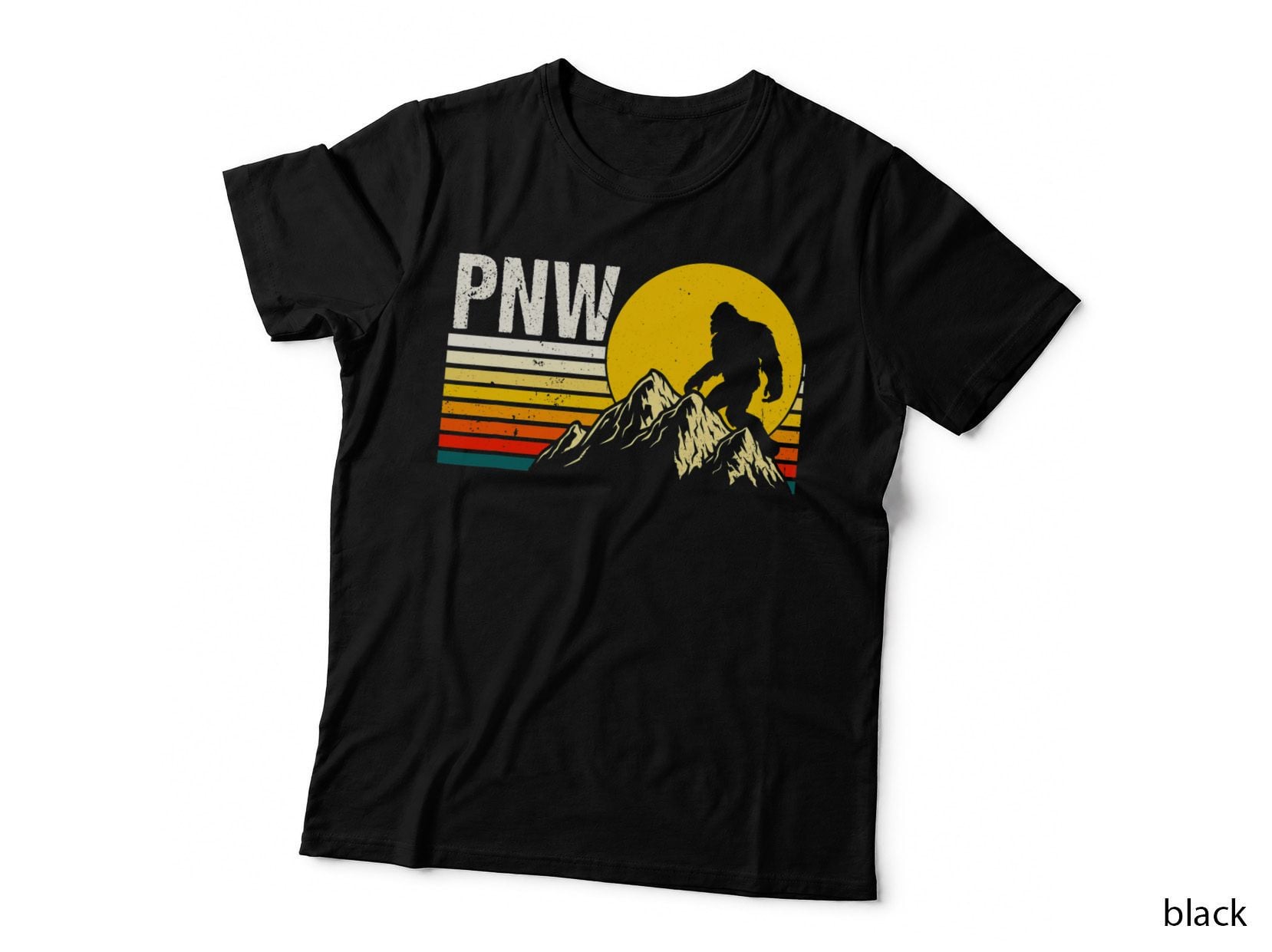 PNW, Pacific Northwest, Bigfoot, Nature, Outdoor T-Shirt