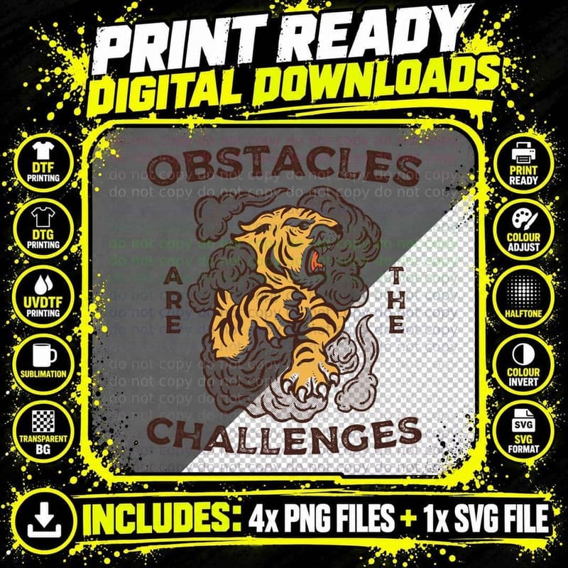 Phoenix Obstacle Obstacles Are the Challenges Fire Png SVG Digital Bundle