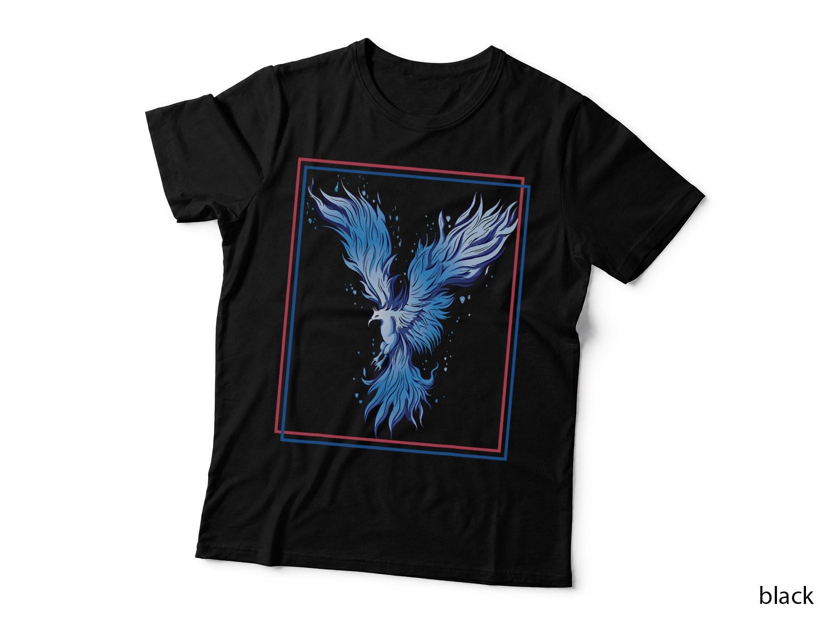 Phoenix Rise from Ashes Firebird Fantasy T-Shirt
