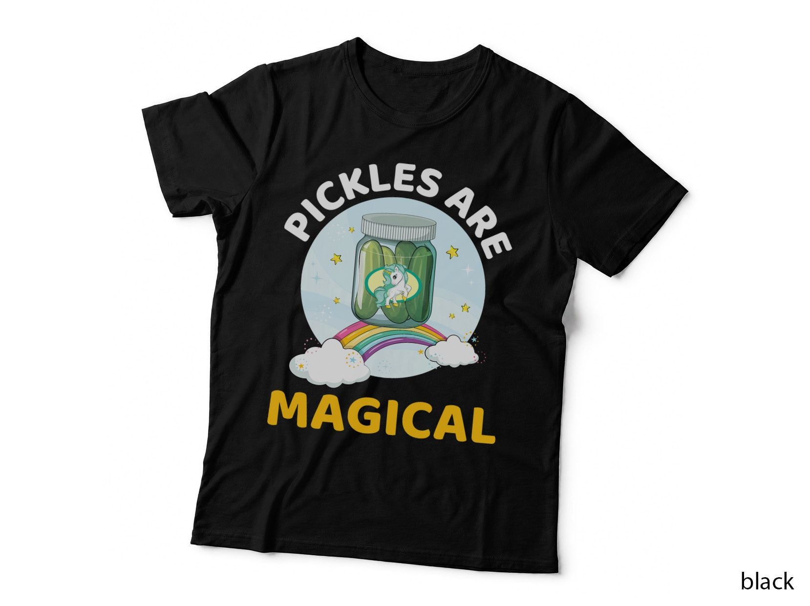Pickles Are Magical Unicorn Love Cucumber Girls Pickle Lover T-Shirt