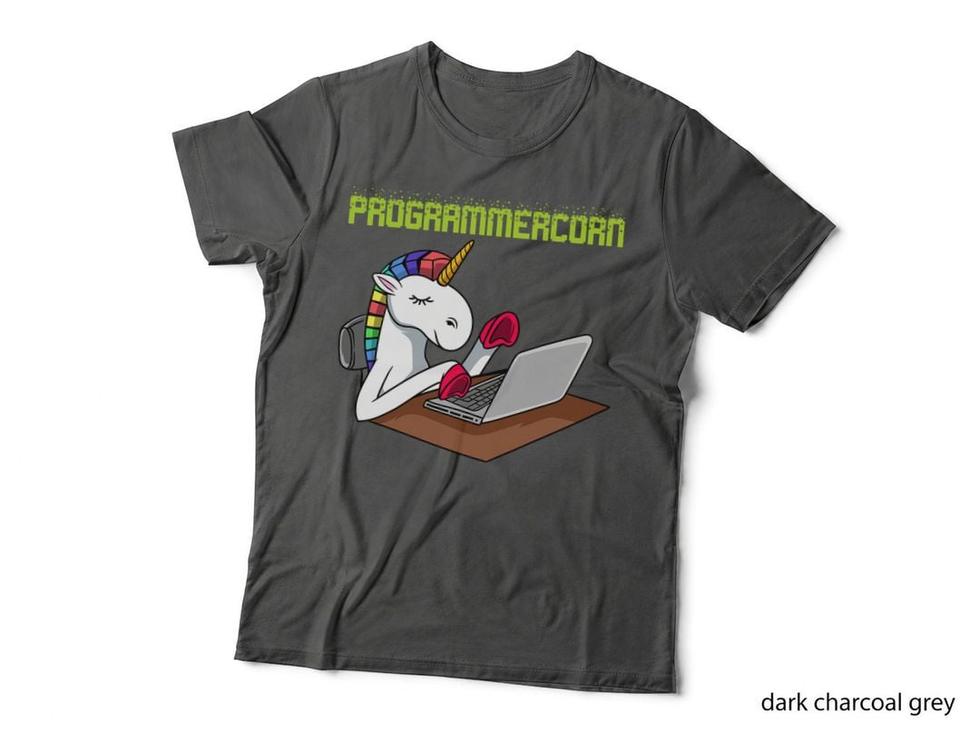 Programmercorn Pony Code Unicorn Programmer Coding Computer T-Shirt