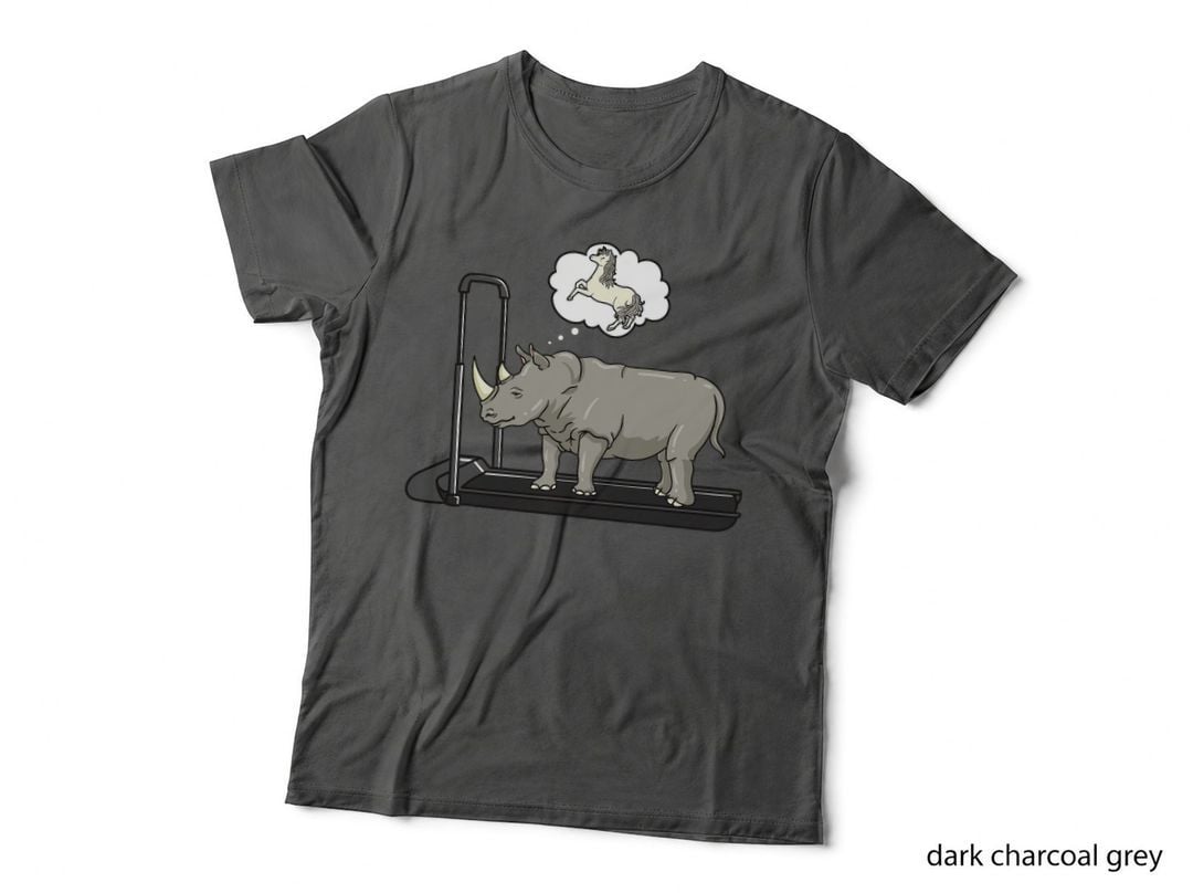Rhino Loves Unicorn Rhinoceros Animal Wildlife Lover Safari T-Shirt