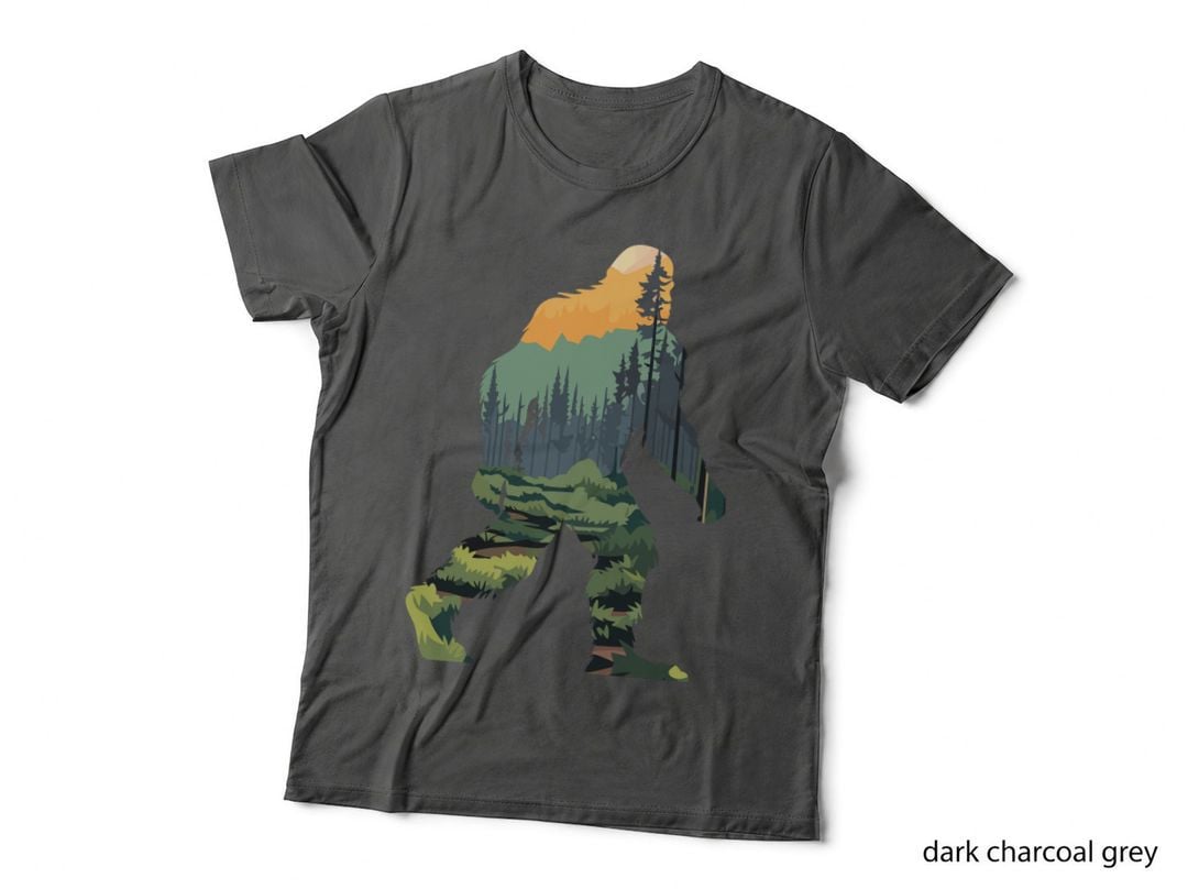 Sasquatch Bigfoot Cryptids Graphic Art Cryptozoology T-Shirt