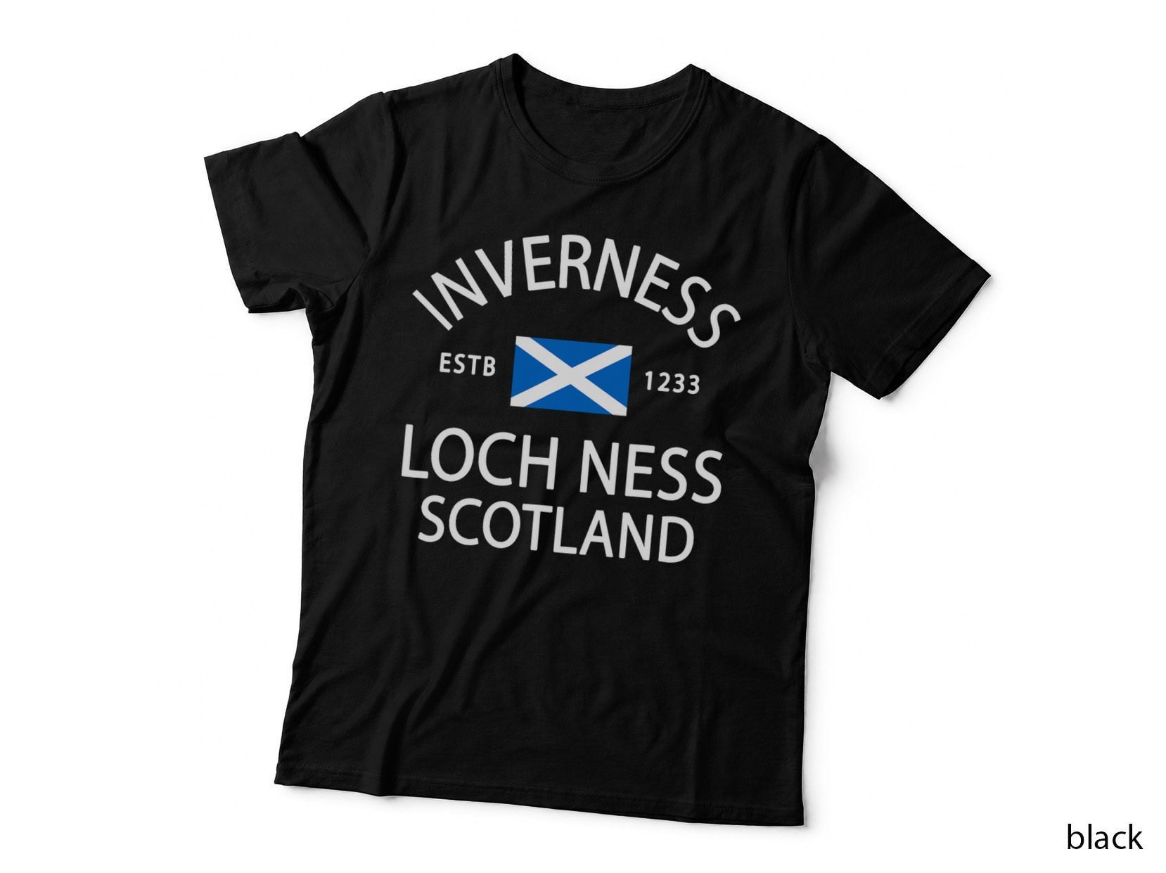 Scottish History Clothing - Loch Ness - Inverness Scotland T-Shirt
