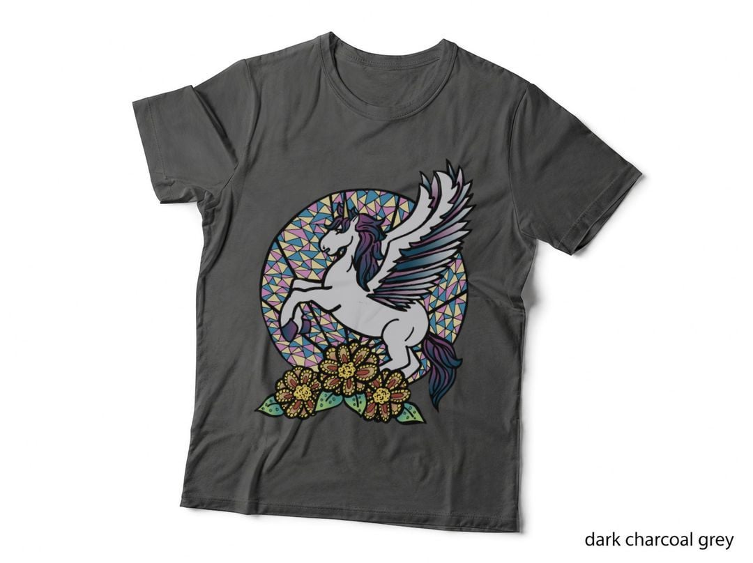 Stained Glass Unicorn T-Shirt