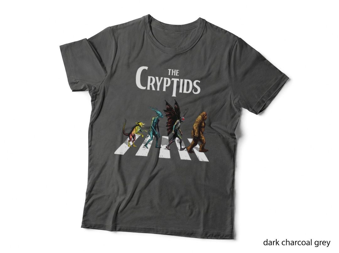 The Cryptids Bigfoot Mothman Wendigo Chupacabra Creatures T-Shirt