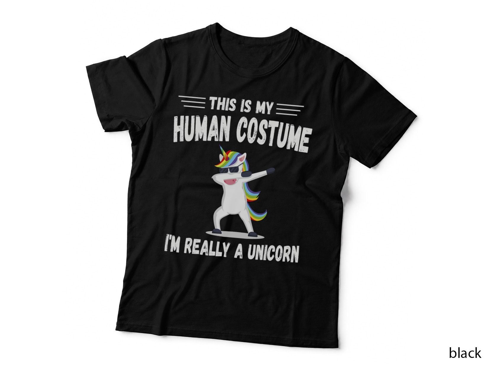 This Is My Human Costume I'm Really a Unicorn Cute T-Shirt