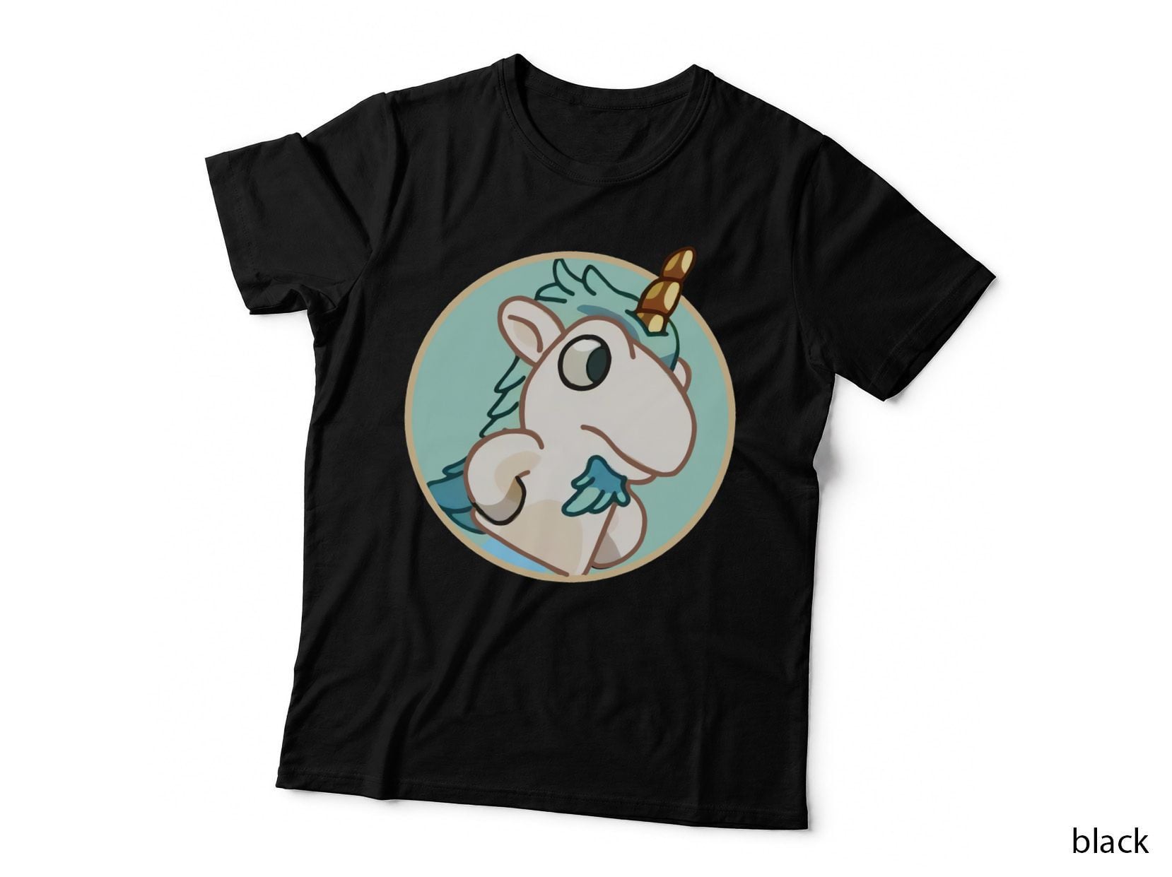 Unicorn T-Shirt, Fantasy Animal Print, Pet Lover Apparel