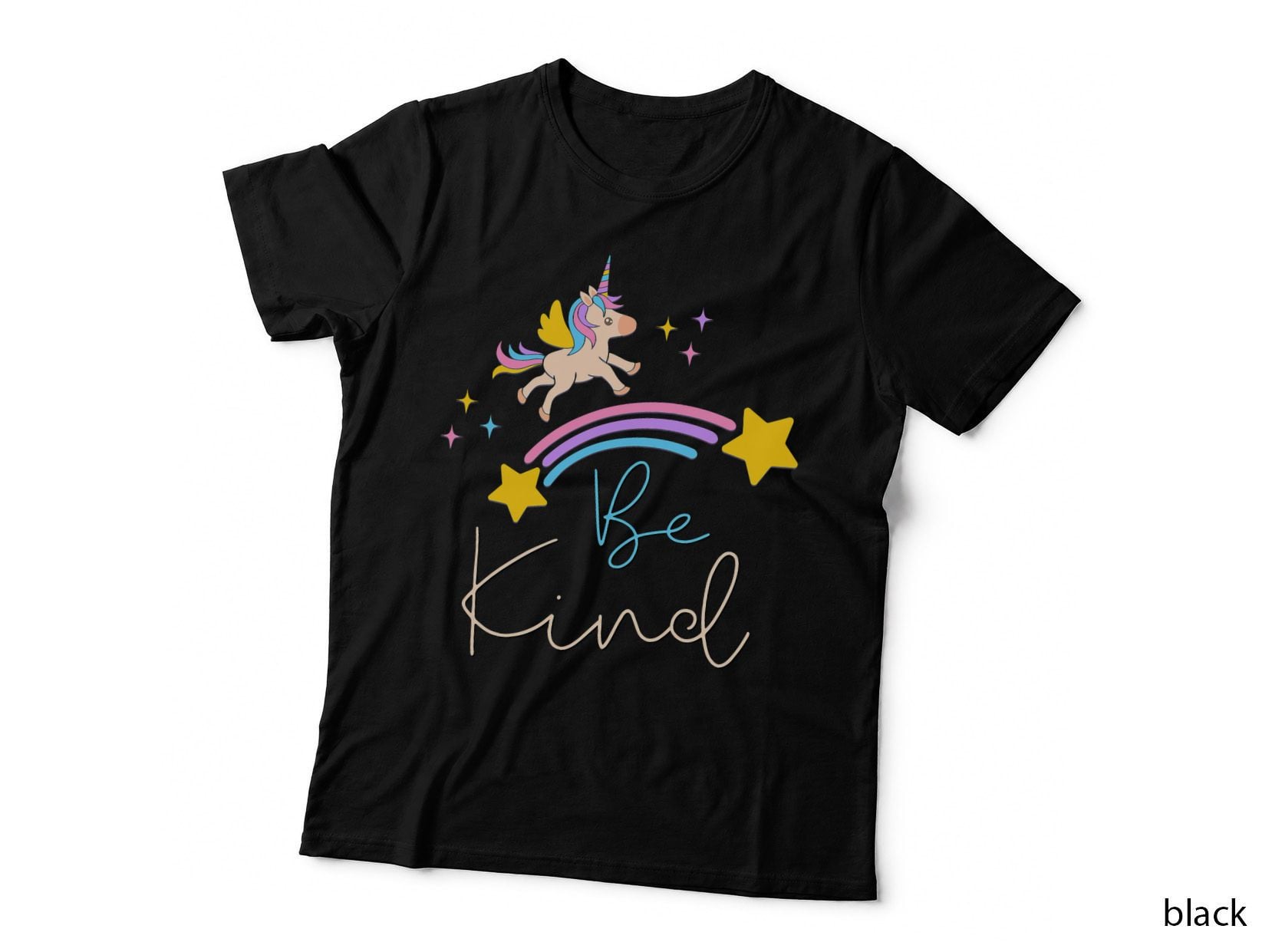 Unity Day Orange for Kids Toddlers Be Kind Unicorn Rainbow T-Shirt