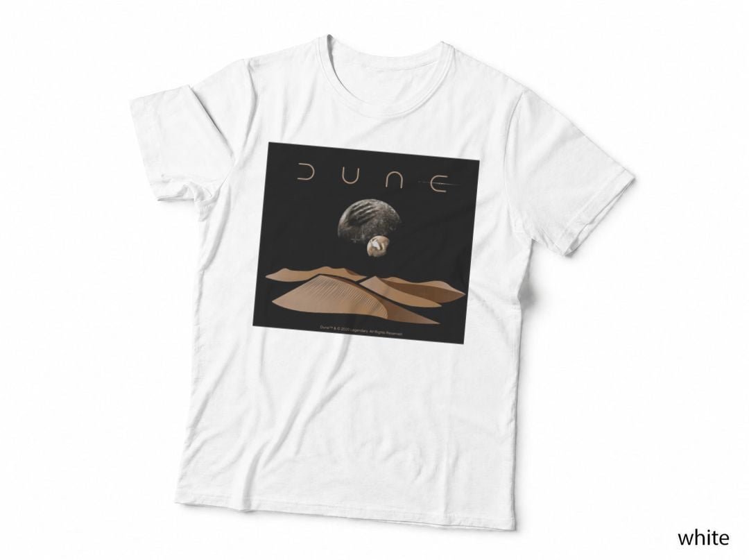 Dune Landscape with Moons of Arrakis T-Shirt