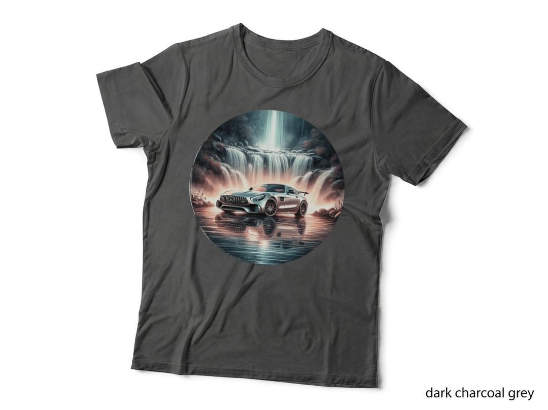 Mercedes Silver Waterfall Cave Scene T-Shirt
