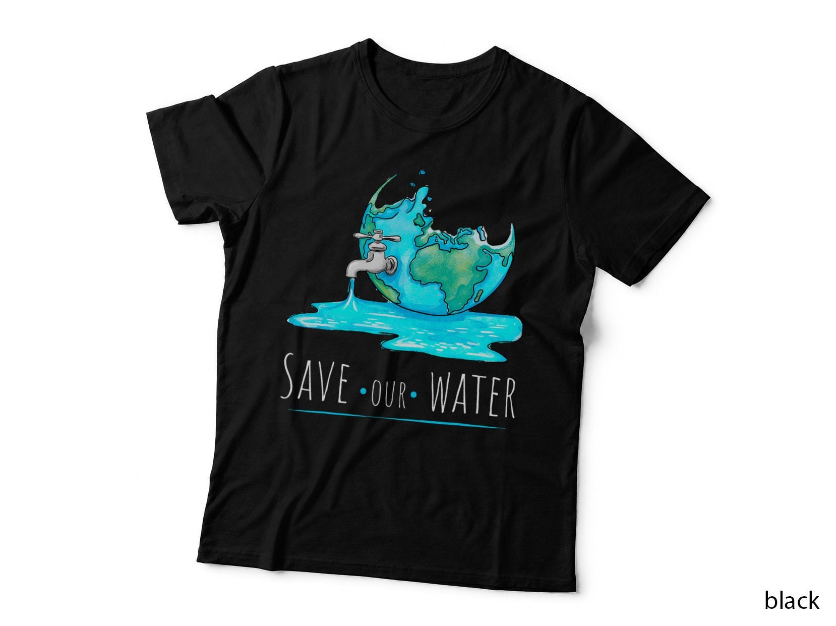 Save Our Waters Earth Day Clean Water Conservation T-Shirt