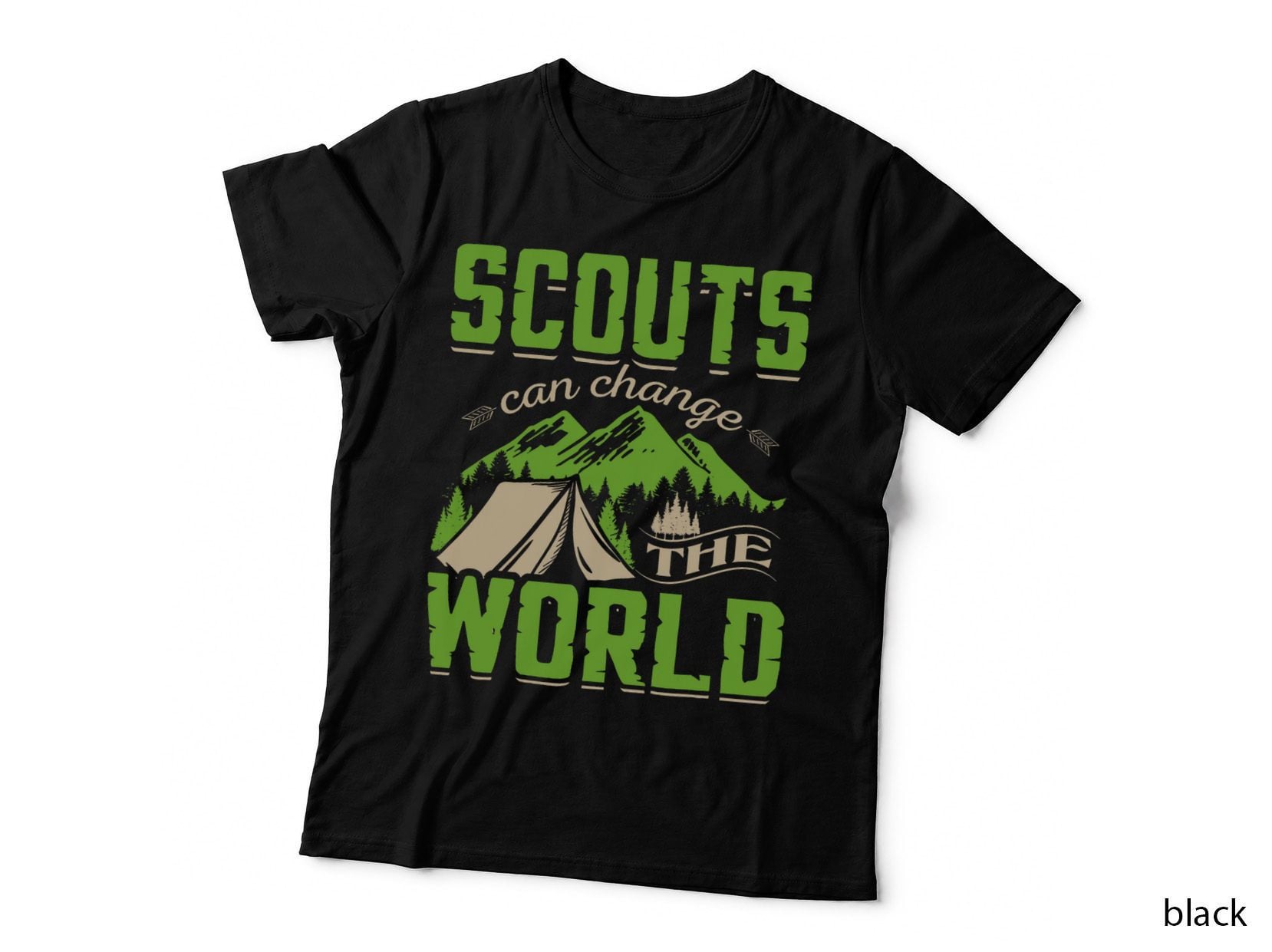 Scouts Scouting Team Leader Camp Nature Mountains T-Shirt