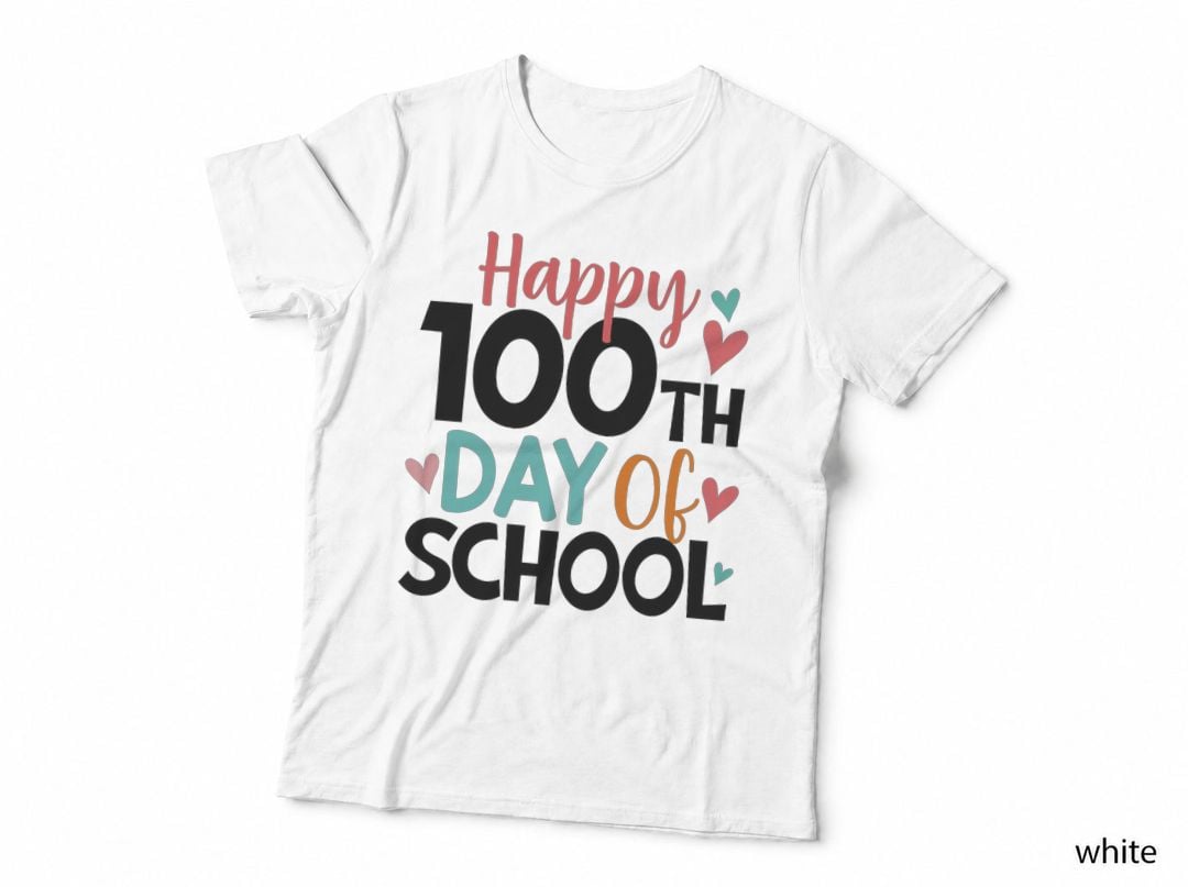 100th Day of School Teacher Kids Adult Boys Happy 100 Days T-Shirt