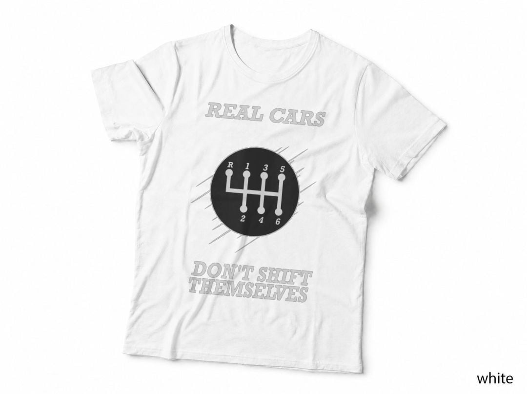 6 Speed Manual Transmission Shift Pattern, Gearhead Gift, Car Enthusiast T-Shirt