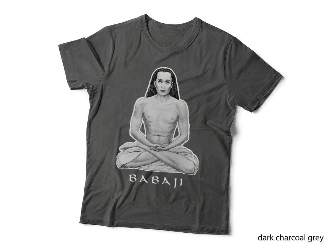 Babaji Immortal Ascended Master Lotus Meditation, Spiritual Teacher T-Shirt