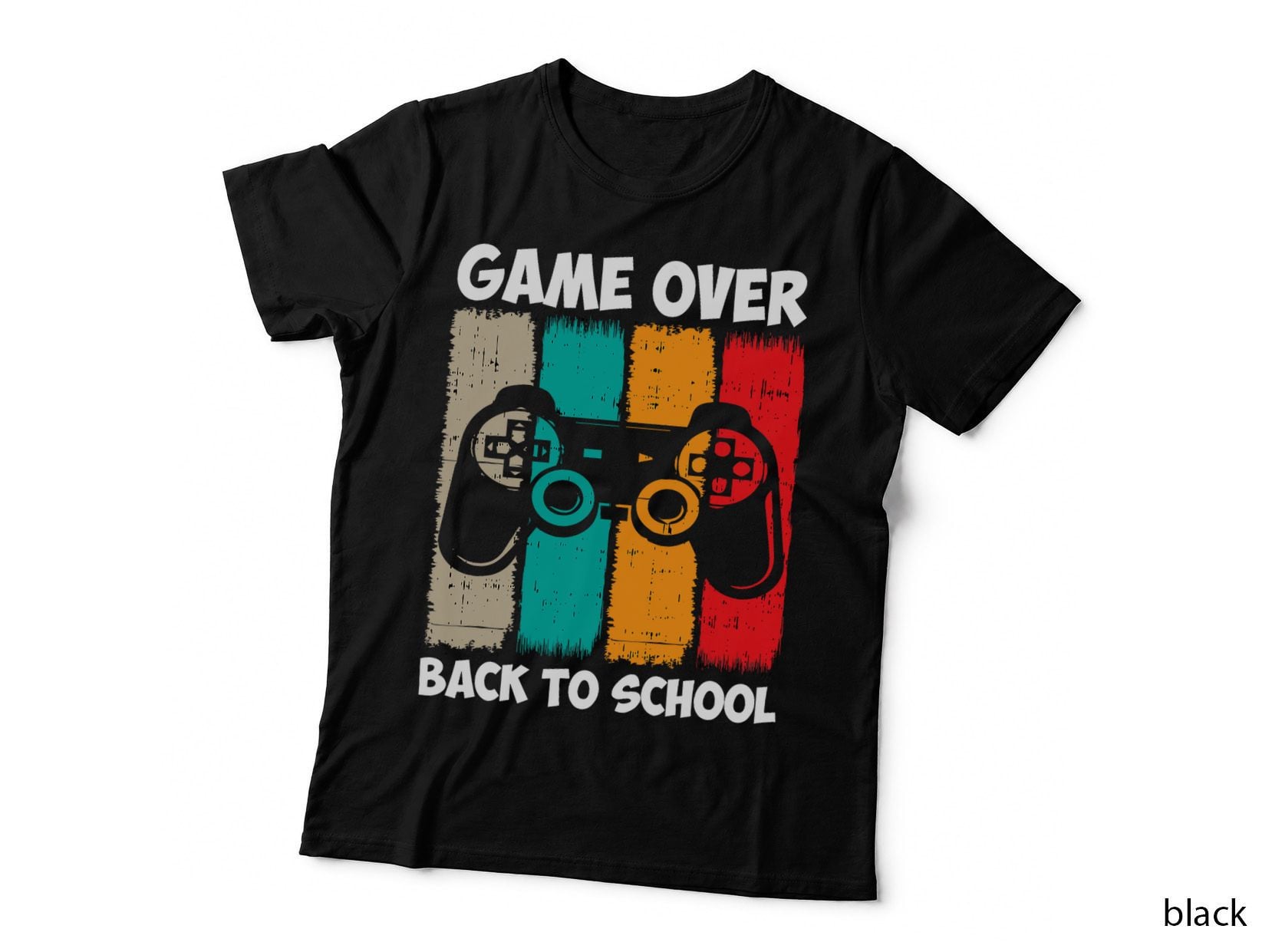 Back to School Funny Game Over Teacher Student Video Game T-Shirt