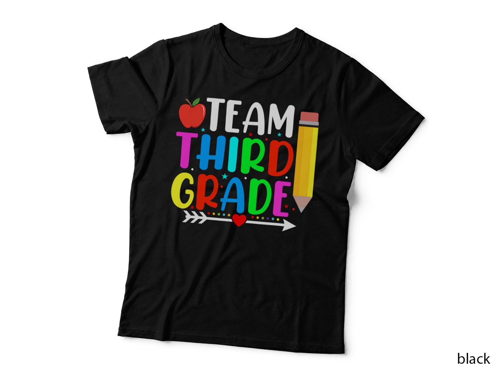 Back to School Team Third Grade 3rd Teacher Student T-Shirt