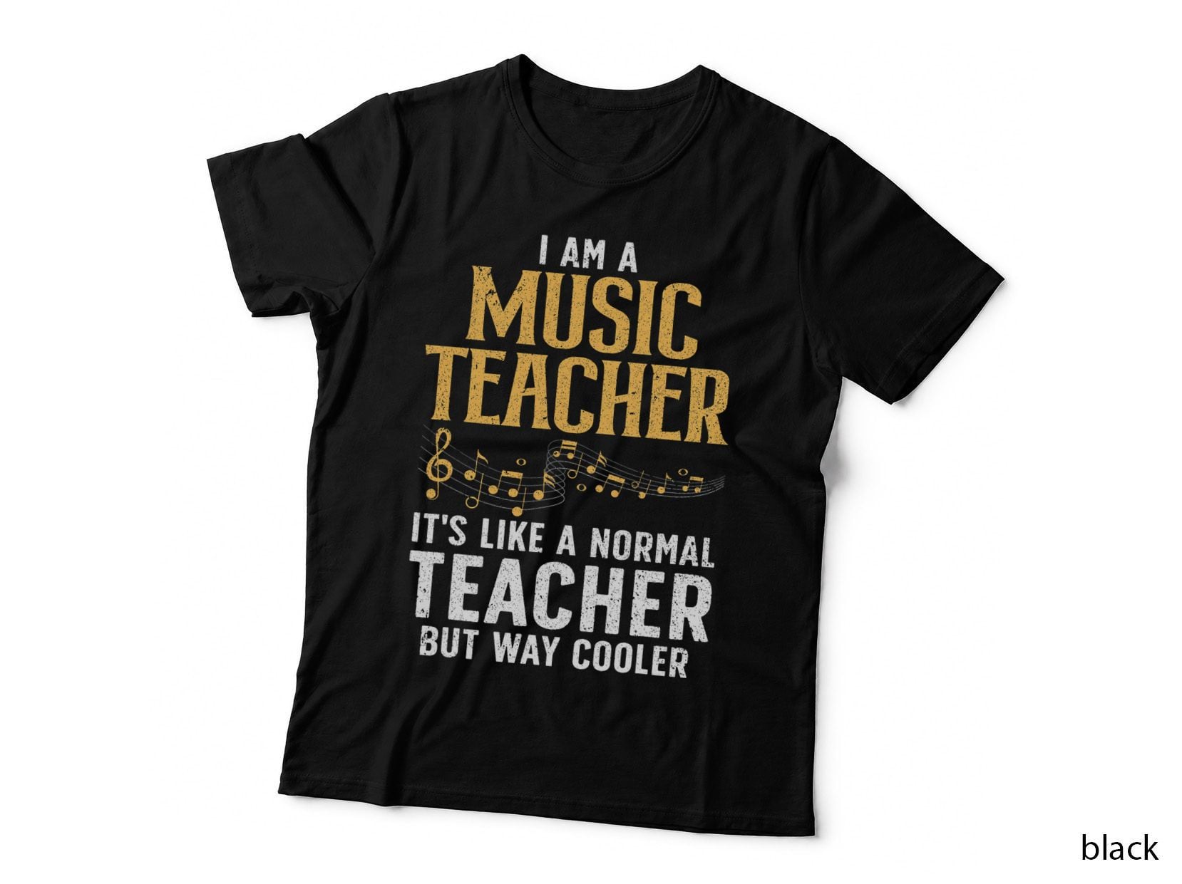 Cool Music Teacher Art for Men Women School Orchestra Coach T-Shirt