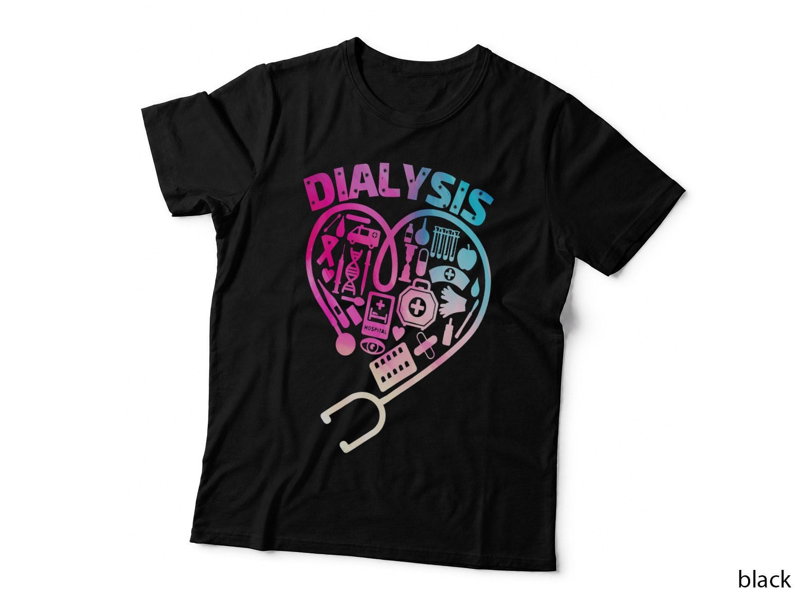 Dialysis Tech Nurse Nephrology Dialysis Technician T-Shirt