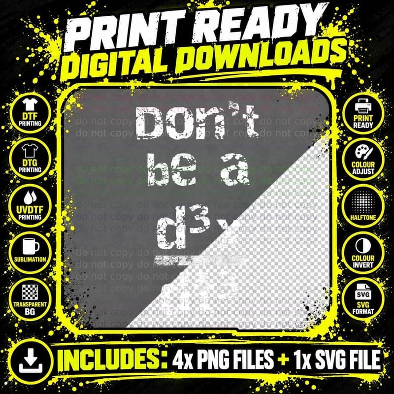 Funny Nerdy Don't Be a Jerk Distressed Calculus Math Png SVG Digital Bundle