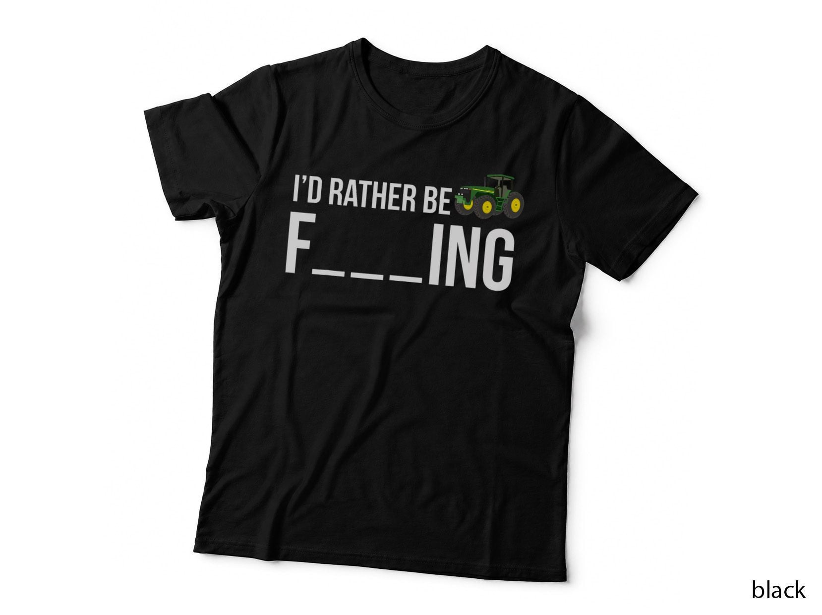 I'd Rather Be Farming T-Shirt Funny Farmer Gift Shirt