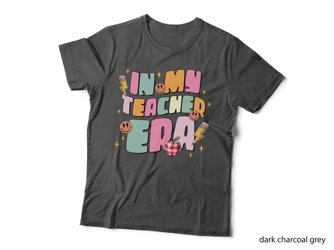 In My Teacher Era Teacher T-Shirt, Teacher-Themed Illustration with Graphic Tee