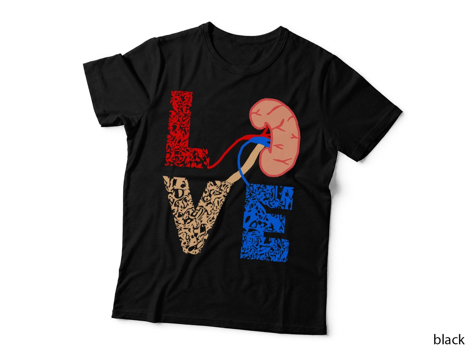 Kidney Organ Donation Love Dialysis Patients Nurse Nursing T-Shirt