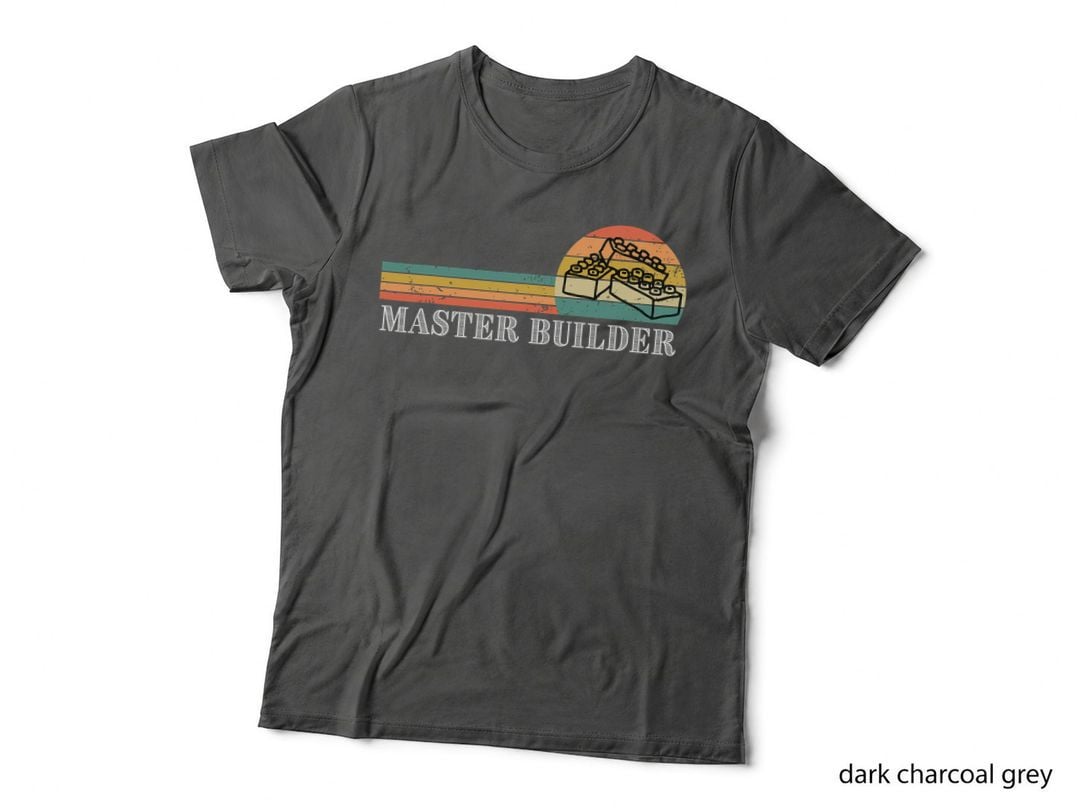 Master Builder - Block Building Kids & Adults Birthday Gift T-Shirt