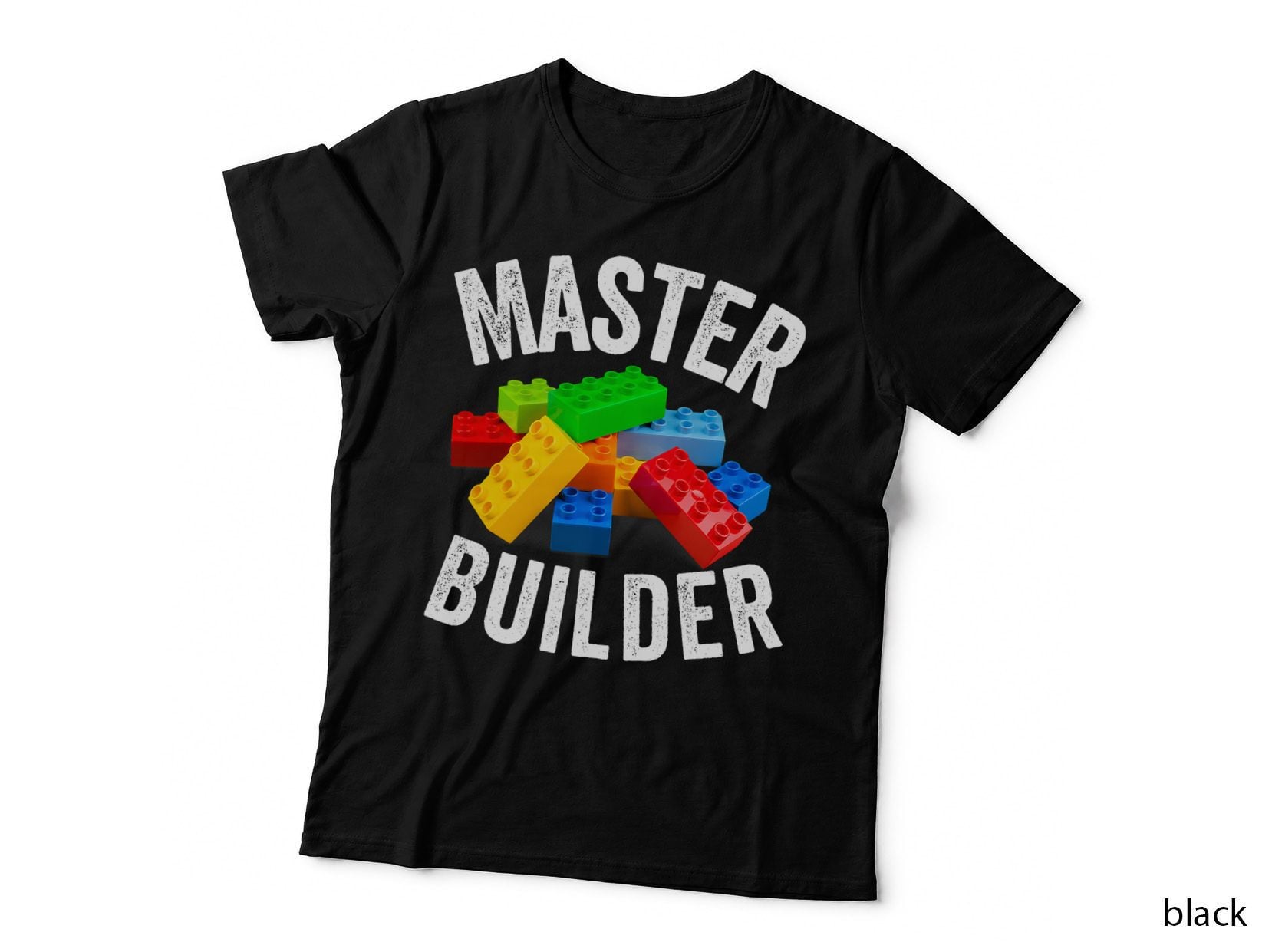 Master Builder Building Blocks Brick Builders Toys Gifts T-Shirt