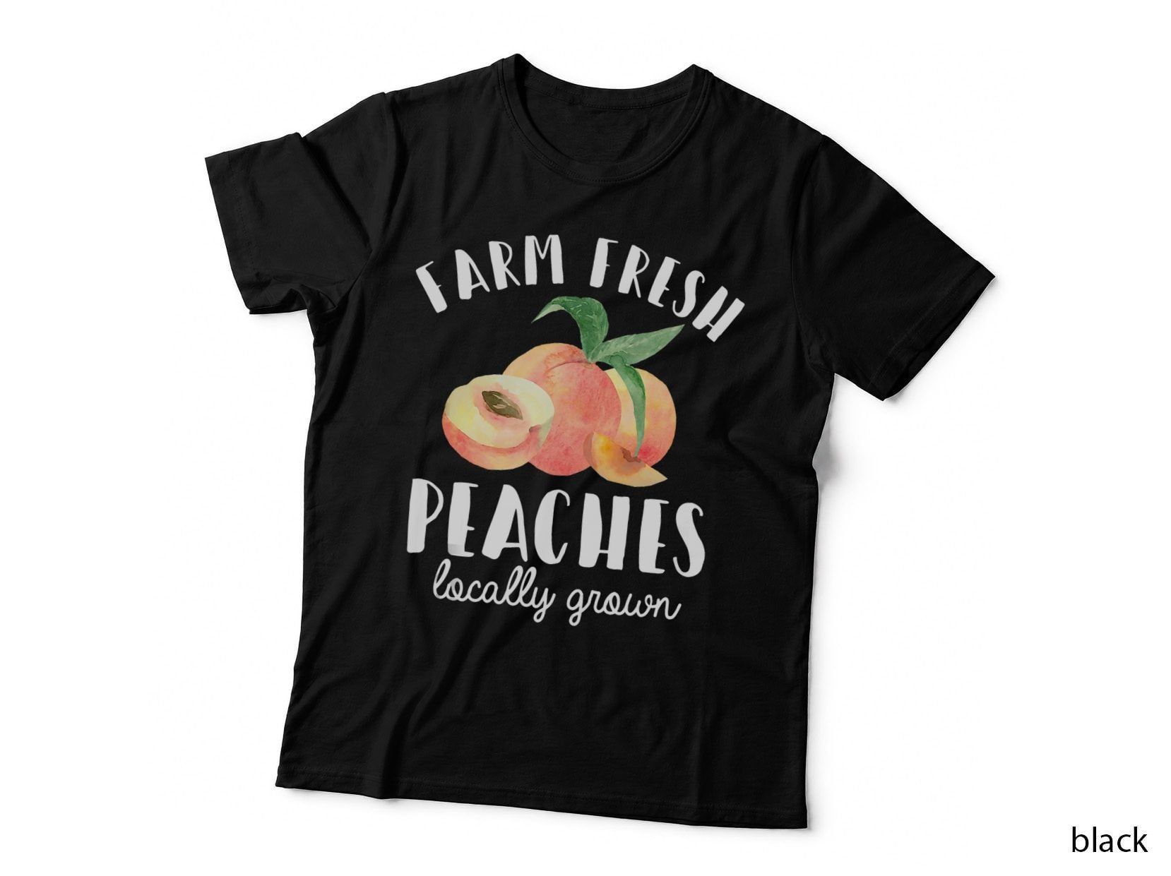 Peach Picking Farm Fresh Peaches Farmer Matching Family T-Shirt