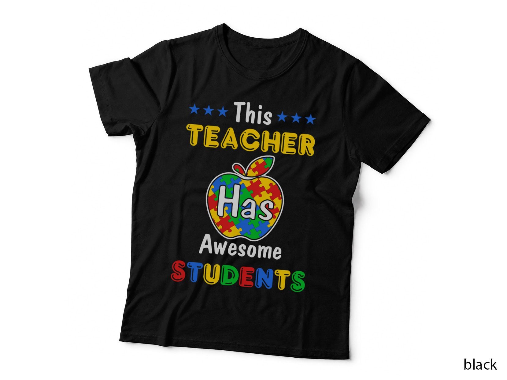 This Teacher Has Awesome Students Autism T-Shirt