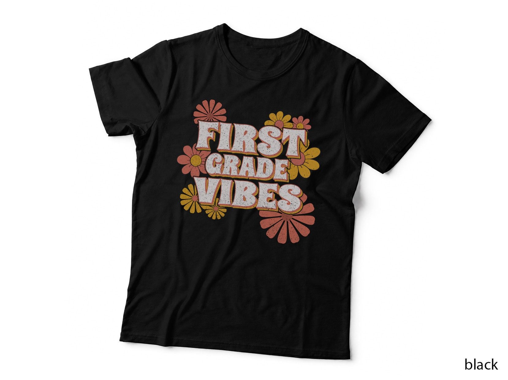 1st First Grade Vibes Back to School for Teacher Student T-Shirt