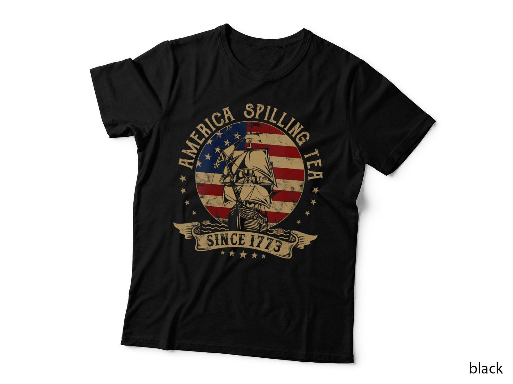 America Spilling Tea Since 1773 American History Teacher T-Shirt