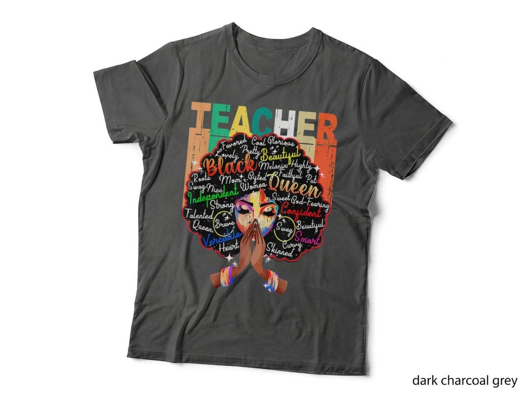 Black Teacher Educator Magic Africa Proud History Men Women T-Shirt