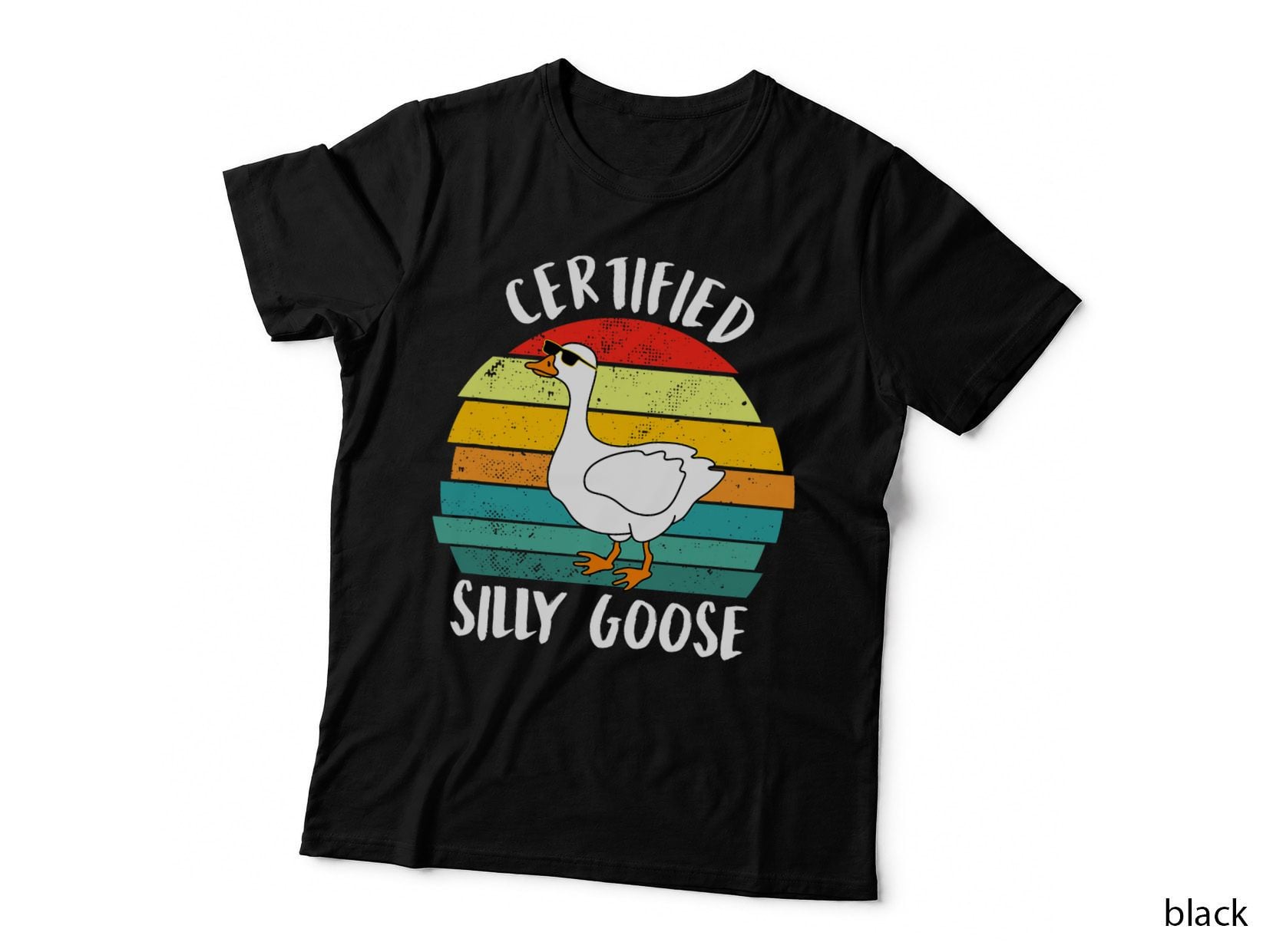 Certified Silly Goose Funny Goose Lover Farmer Farm Life T-Shirt