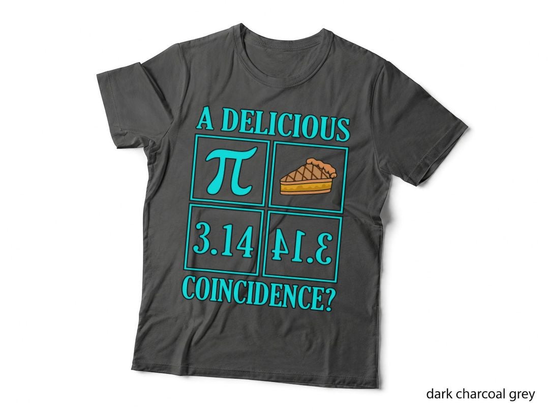 Delicious Coincidence Pi Day Lover Math Teacher Graphic T-Shirt
