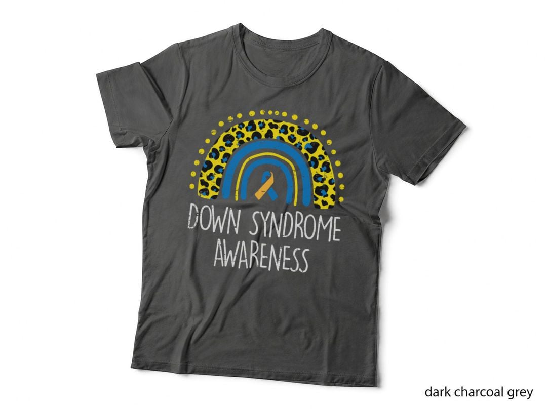 Down Syndrome Awareness T21 Rainbow Trisomy 21 Teacher Women T-Shirt
