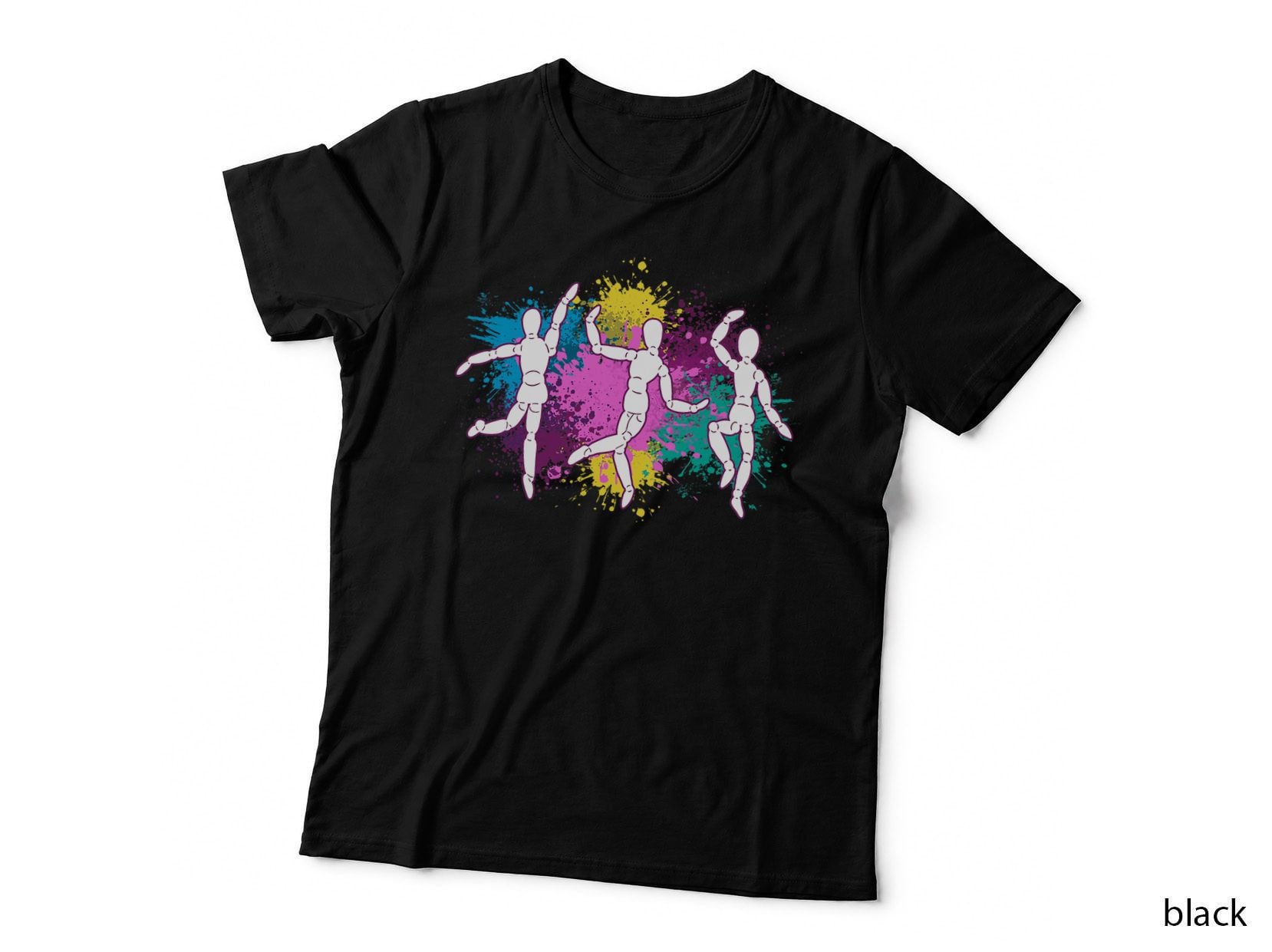 Funny Art Teacher Artist Paint Splatter Painters for Women T-Shirt